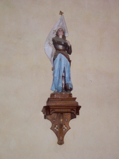 Statue : sainte Jeanne d'Arc
