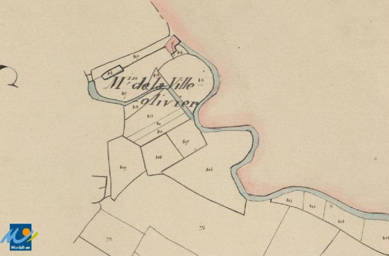 Moulin à eau, la Ville Olivier (Cruguel)