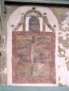 Peinture murale : Christ en croix