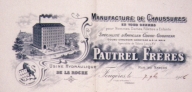 Moulin de la Roche, puis usine de chaussures Pautrel frères, puis laiterie de la Blanche Hermine, actuellement laiterie Nazart, 2 rue du Nançon (Fougères)