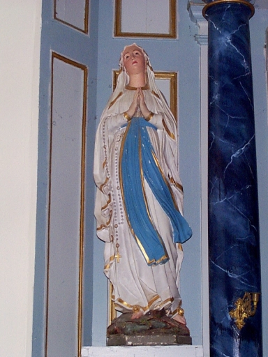 Statue : Notre-Dame de Lourdes, Ropenard (Maure-de-Bretagne fusionnée en Val d'Anast en 2017)