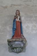 Statue : sainte Catherine d'Alexandrie, église Saint-Derrien (Commana)
