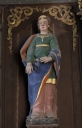Statue : sainte Catherine d'Alexandrie, église paroissiale Saint-Pierre-aux-Liens (Arzano)