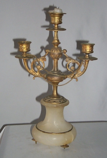 Paire 4 de chandeliers d'église