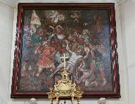 Tableau : Le Martyre de saint Laurent, église paroissiale Saint-Laurent (Tréméreuc)