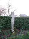 Croix de chemin, dite Croix Cotton, près des Ormeaux (Saint-Pierre-de-Plesguen fusionnée en Mesnil-Roc'h en 2019)