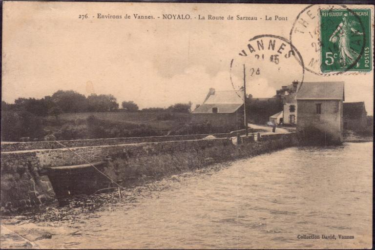 Moulin à marée de Noyalo, 45 route du Pont (Noyalo fusionnée en Theix-Noyalo en 2016)
