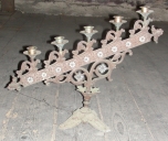 Paire de chandeliers d'église