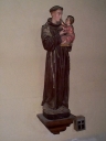 Statue (petite nature) : saint Antoine de Padoue