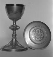 Calice, patène (2), église paroissiale Saint-Martin (Erbrée)