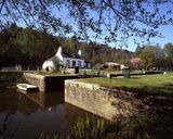 Site de l'écluse de La Maclaye-Painfaut (écluse n° 19 du Canal de Nantes à Brest, située à Saint-Vincent-sur-Oust)