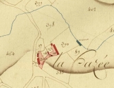 Manoir de la Hazaye, Chemin départemental n° 59 dit de Saint-Vran à la Grève de Jospinet (Planguenoual fusionnée en Lamballe-Armor en 2019)