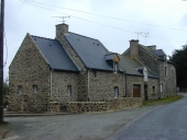 Alignement de maisons, la Mettrie Labbé (Pleurtuit)