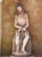 Statue : Christ aux liens, Chemin de croix de Servel (Lannion)