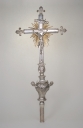 Croix de procession et sa hampe