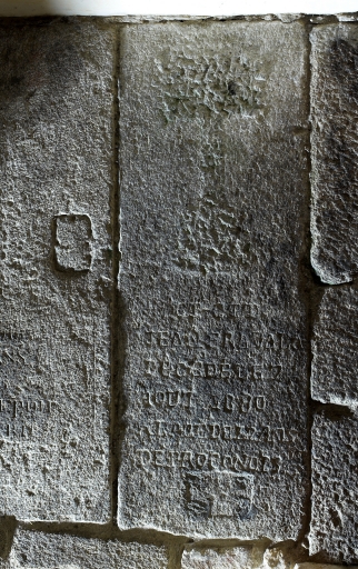 Ensemble de 3 dalles funéraires