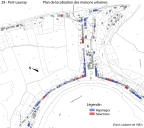 Les maisons urbaines de la commune de Port-Launay
