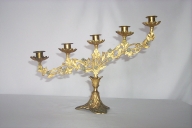 2 paires de chandeliers d'église