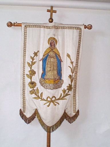 Bannière de procession : Immaculée Conception