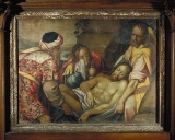 Tableau, cadre : Mise au tombeau