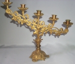 Paire 1 de chandeliers d'église