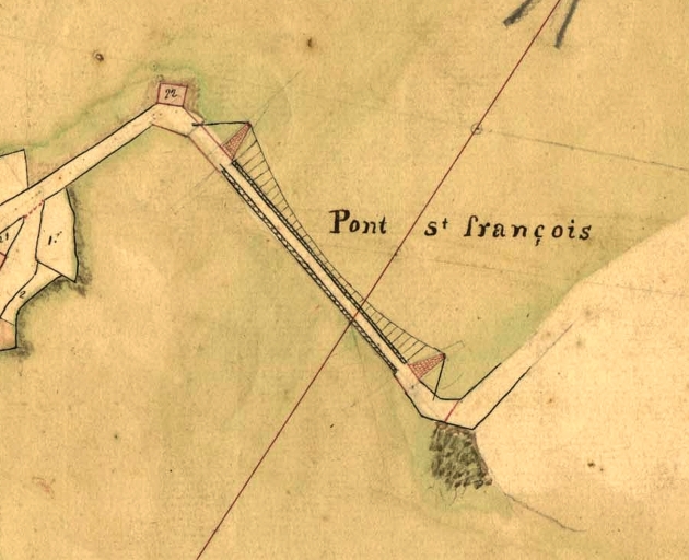 Pont dit "passerelle Saint-François" (Plouguiel - Tréguier)