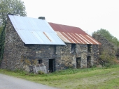 Alignement de maisons et fermes, la Chapelle de Gavrain (Renac)