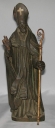 Ensemble de 10 statuettes : Christ, saint Martin, saint Yves, saint Jean de la Croix (?), sainte Thérèse d'Avila, saint François d'Assise