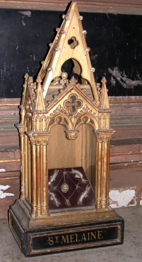 Paire de reliquaires de saint Melaine et de saint François de Sales