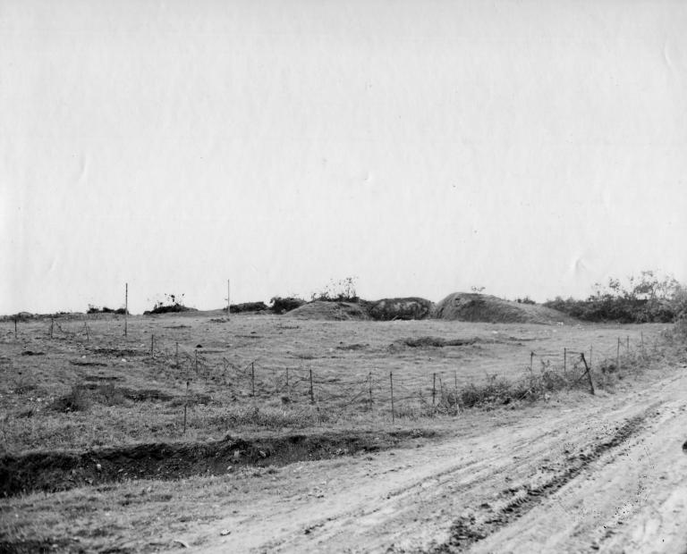Ensemble fortifié (B 47), Keranroux - Menguen, sur la crête à l'ouest de la route de Guilers (actuelle rue de Kerléo) (Brest)