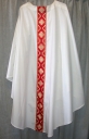 Ornement blanc 1 : chasuble