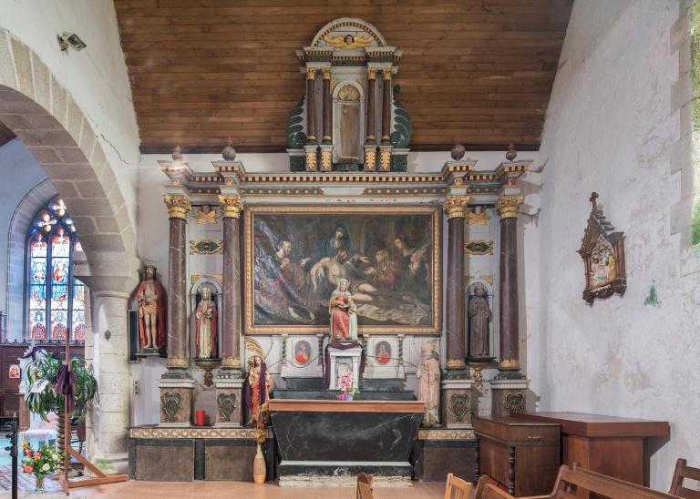Statue : Christ aux outrages, Eglise Saint-Cyr et Sainte-Julitte (Molac)