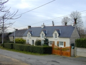 Alignement de trois maisons, la Gâtinelais (Pipriac)