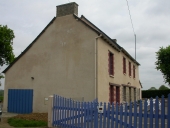 Alignement de maisons, le Clos Rentoux (Trévérien)