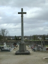 Croix de cimetière, rue de l'Egalité, la Croix Marie (Saint-Pierre-de-Plesguen fusionnée en Mesnil-Roc'h en 2019)