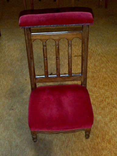 Ensemble de 4 prie-dieu