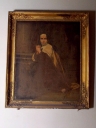 Tableau, cadre : sainte Thérèse d'Avila (?)