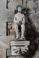 Statue : Christ aux outrages, Eglise Saint-Pierre (Plounévez-Moëdec)