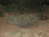 Mégalithe dit Grès de Saint-Méen, Forêt de Montfort (Talensac)