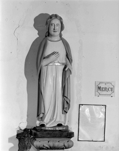 Statue : sainte Blanche, Lanthenac (La Ferrière fusionnée en Plémet en 2016)