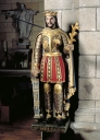 Statue : Saint Méliau (Pluméliau fusionnée en Pluméliau-Bieuzy en 2019)