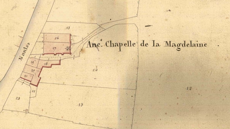 Léproserie, puis chapelle de la Madeleine, rue de Nantes (Rennes)