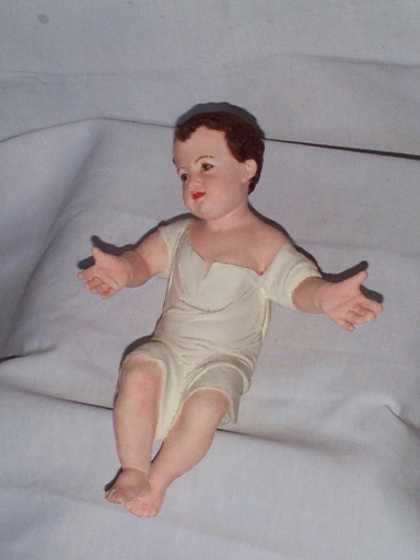 Ensemble 1 de 12 santons (crèche) : Nativité