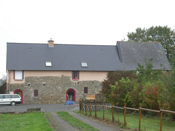 Alignement de maisons, Bazouges-sous-Hédé, la Courbe (Hédé)