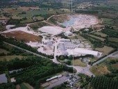 Carrière de kaolin de la Société Kaolinière Armoricaine (SOKA), Meudon (Quessoy)