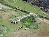 Batterie de côte n° 5, Ile aux Moines, près du phare, les Sept-Iles (Perros-Guirec)