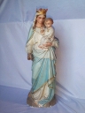 Statue (demi-nature) : Vierge à l'Enfant