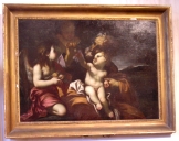 Tableau : Le repos pendant la fuite en Egypte