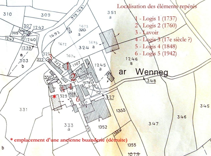 Hameau, le Guennec (Sizun)