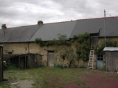 Alignement de maisons, la Boulais (Paimpont)